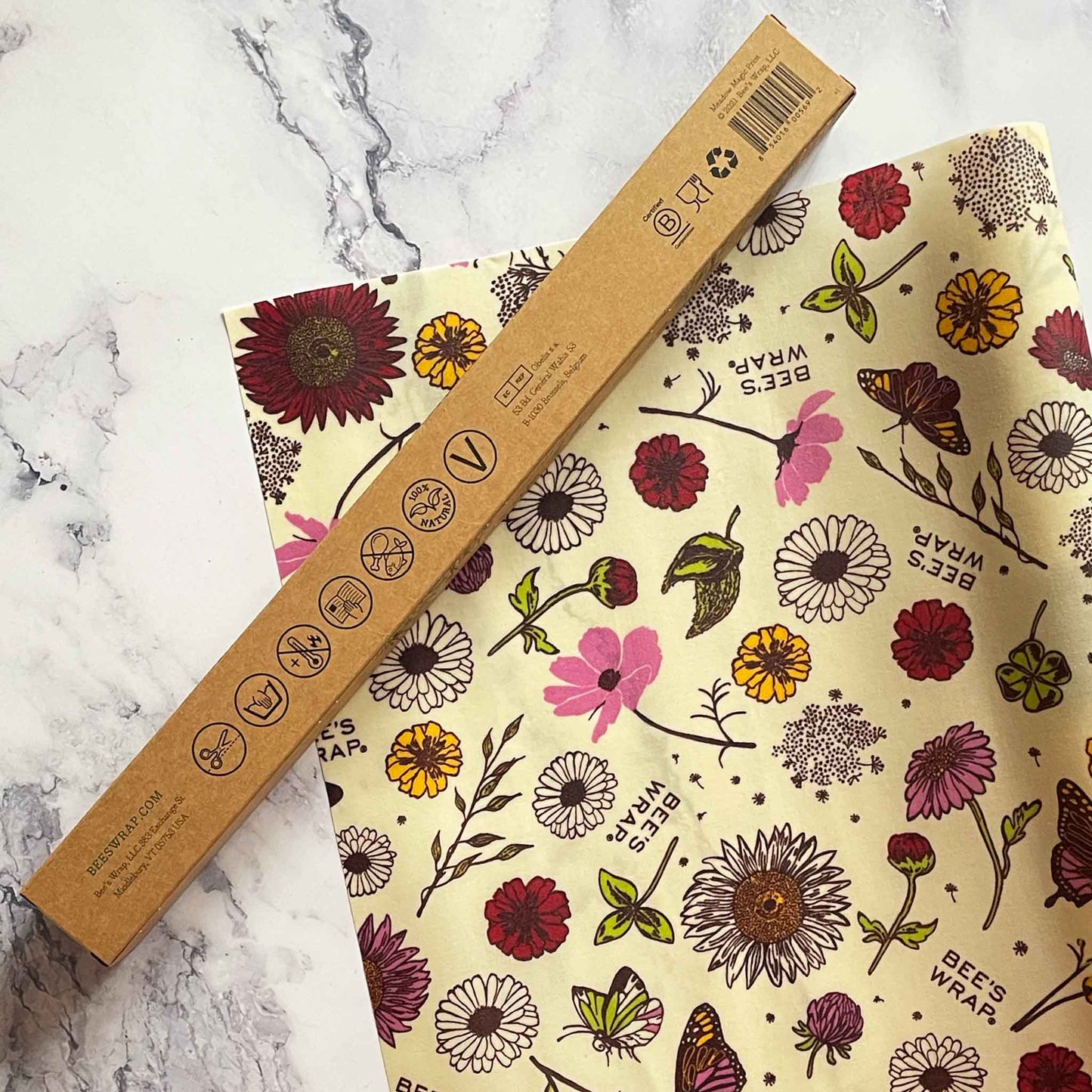 Vegan food wrap cut-to-size roll