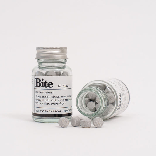 Bite toothpaste tablets charcoal