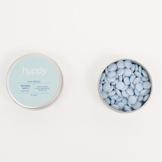 Huppy Mouthwash Tablets Cool Mint