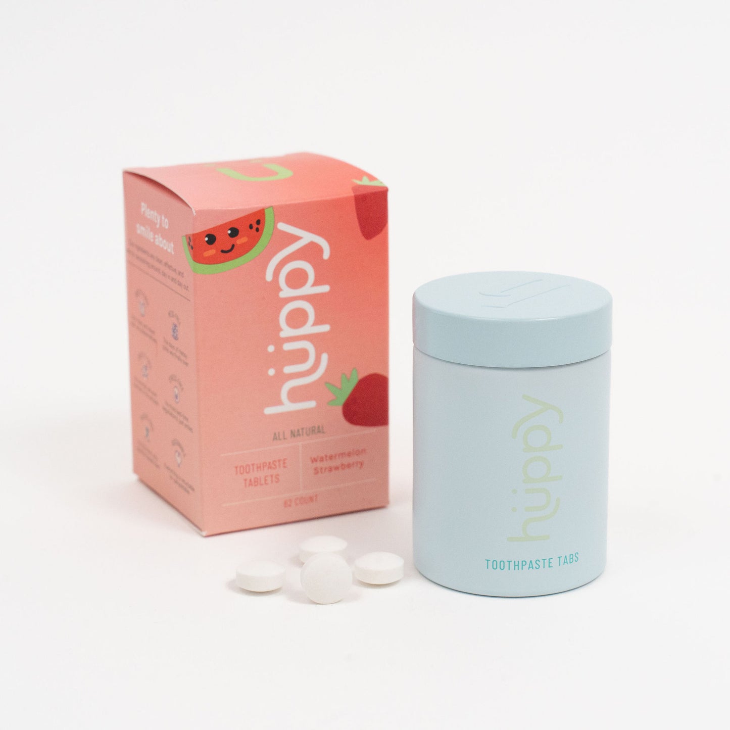 Huppy Toothpaste Tablets Watermelon Strawberry