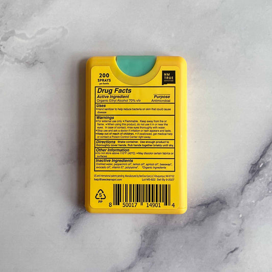 Bee Clean Beeswax Hand Sanitizer, Organic and Natural Germ Protection