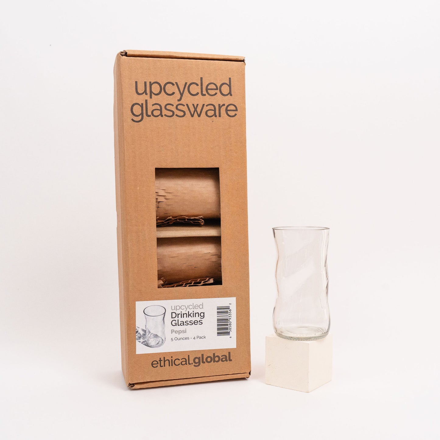 Upcycled Pepsi 5 oz Drinking Glasses