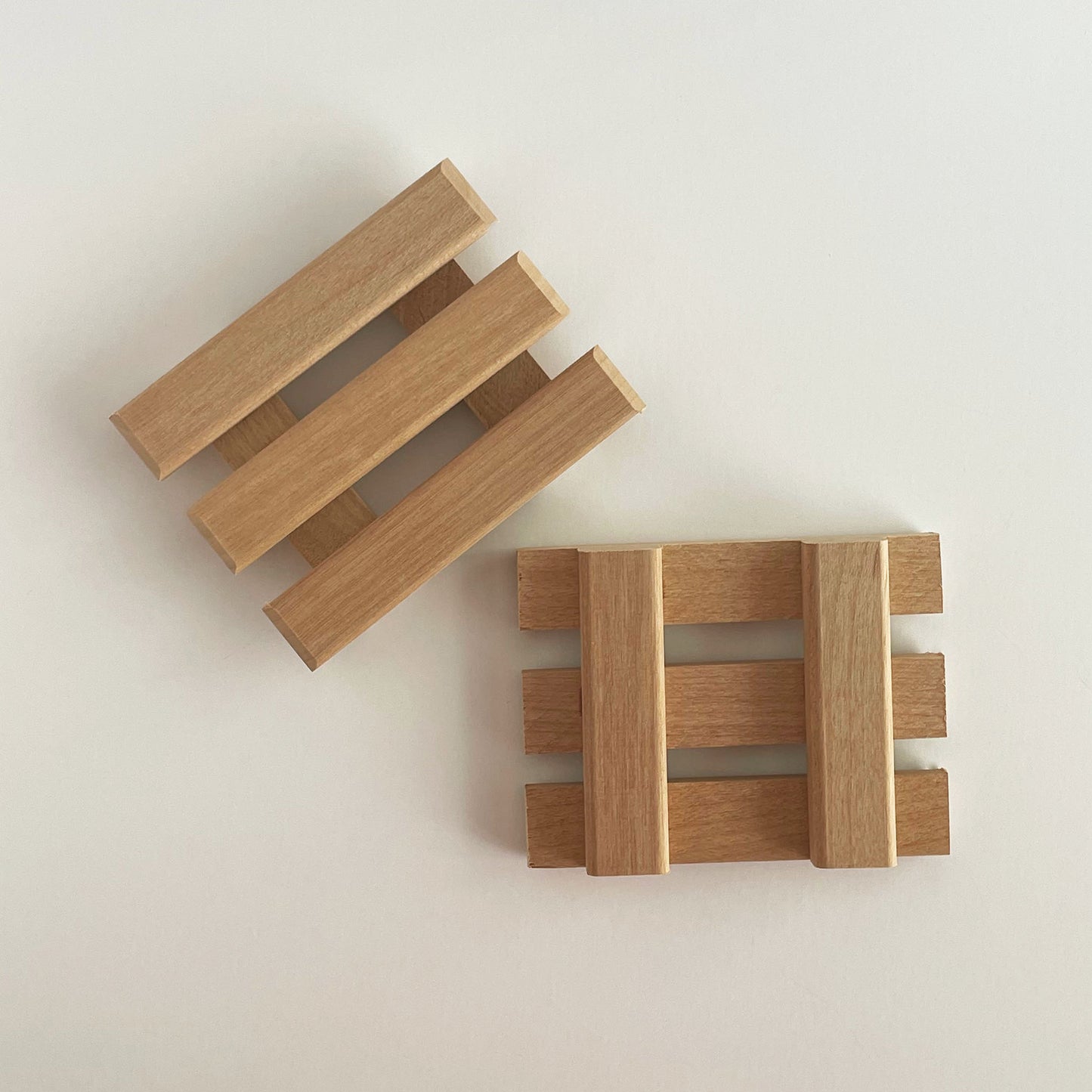 Repurposed Red Alder Soap Wood Dish Front and Back