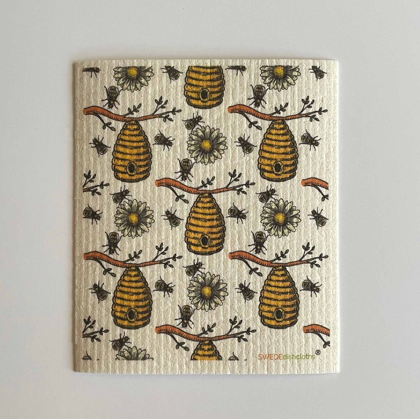 Swedish Dishcloths Bees and Honey