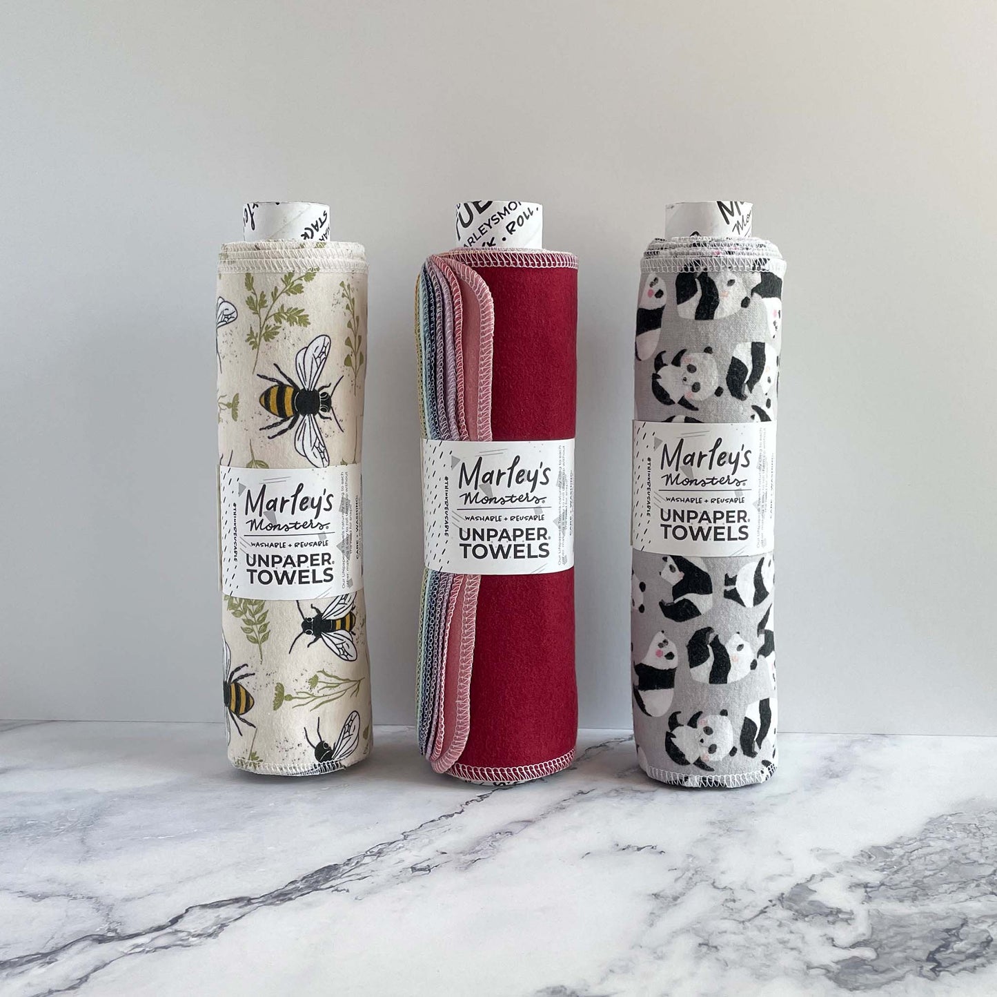 Three Unpaper Towels Rolls of 12