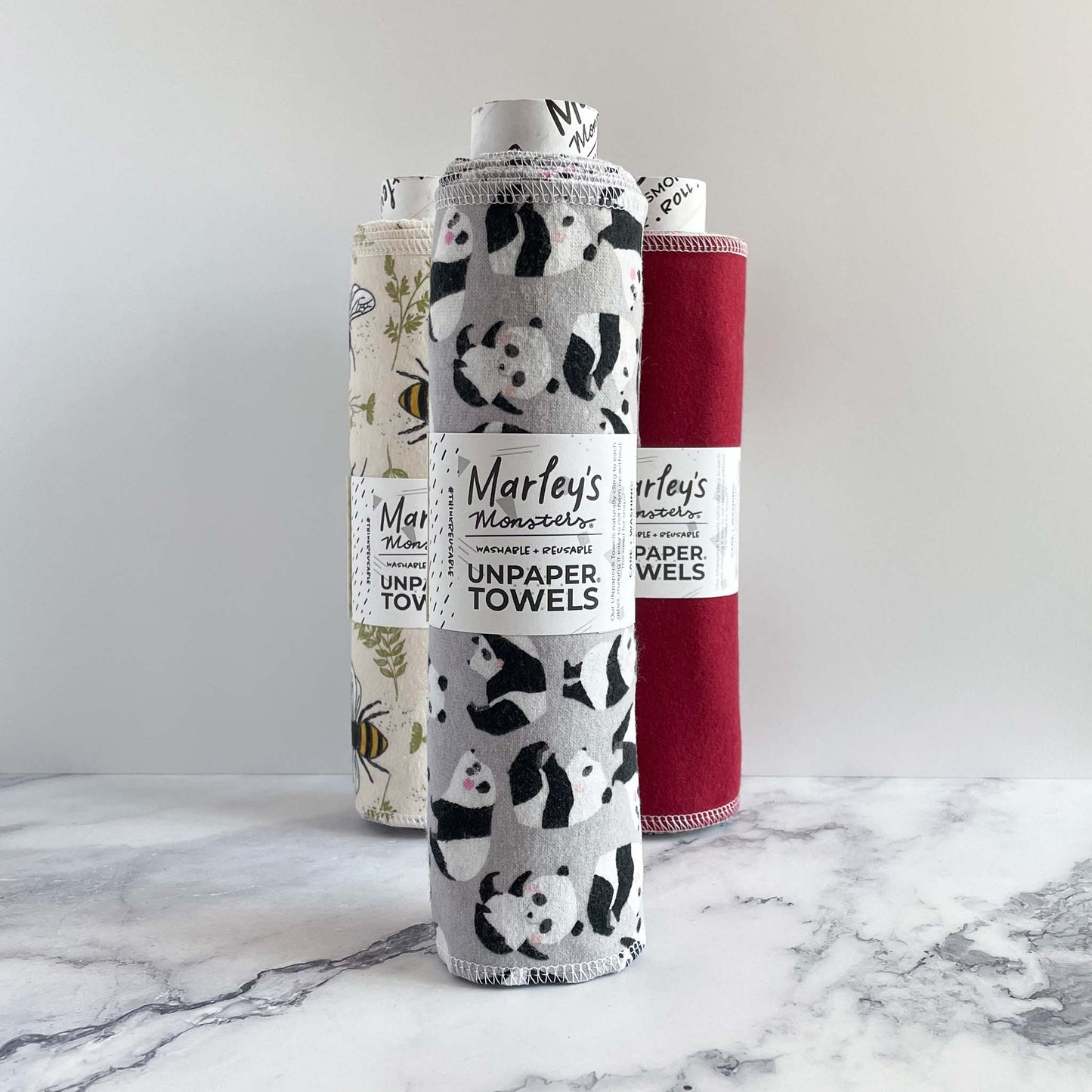 Unpaper Towels Pandas Design Roll of 12