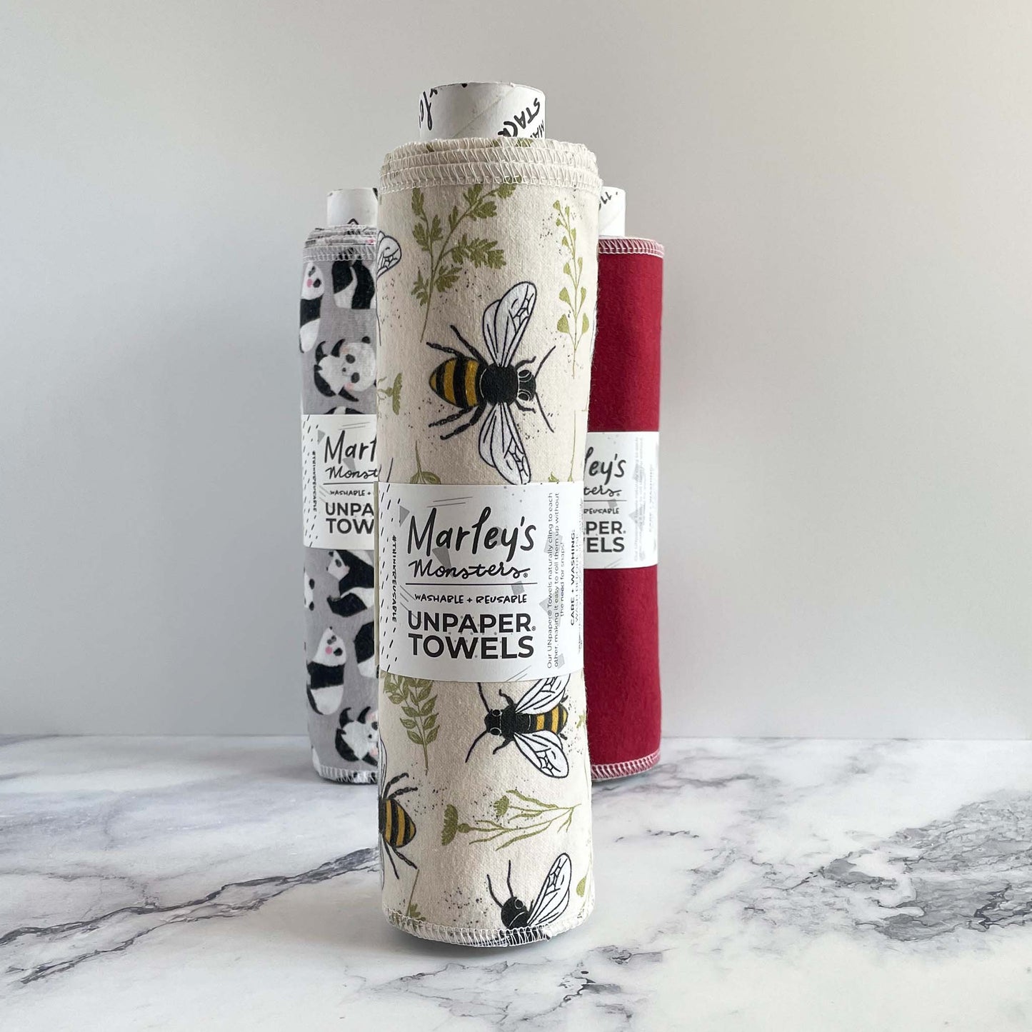 Unpaper Towels Bees Design Roll of 12
