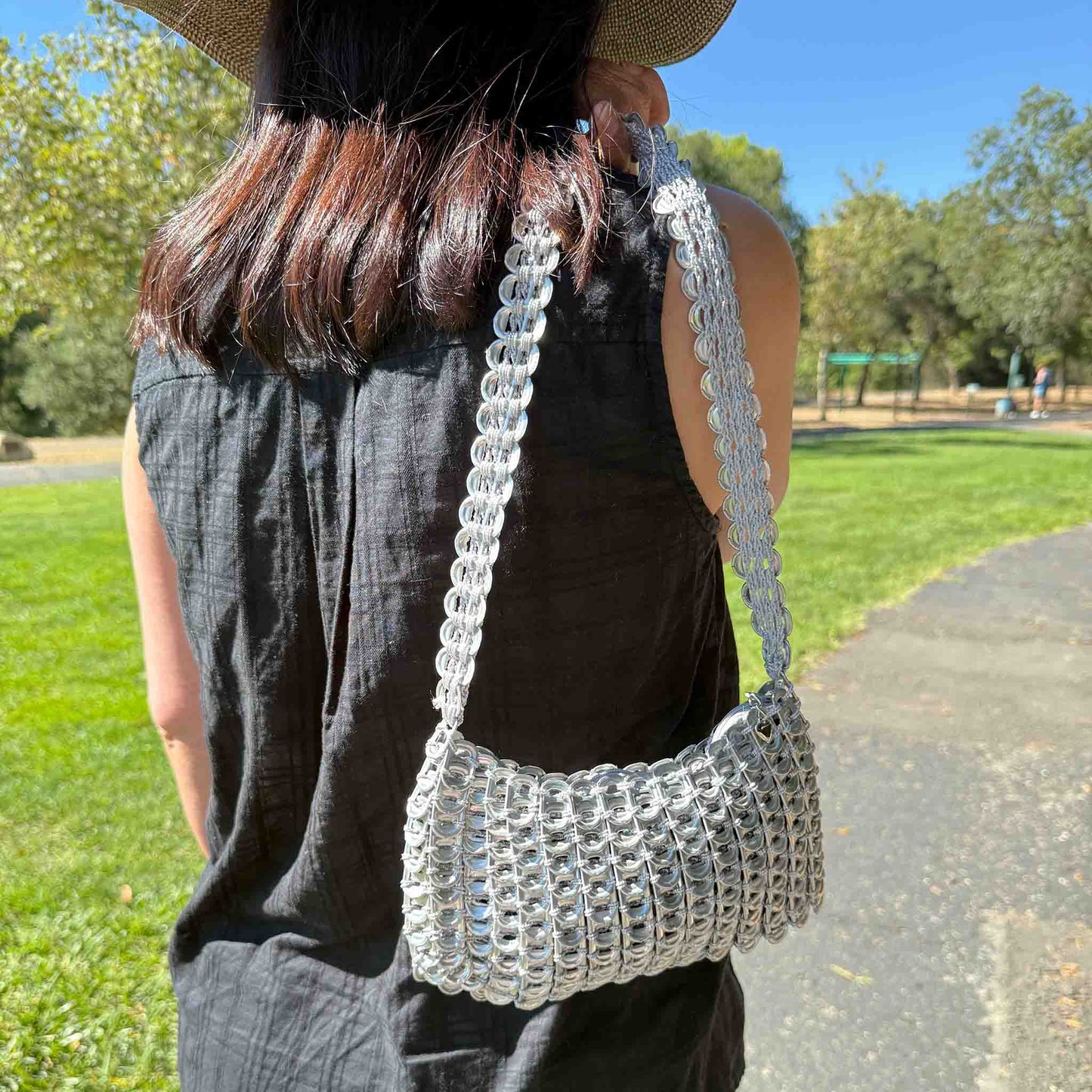 Amelia Aluminum Can Tab Purse –  Upcycled, Handmade