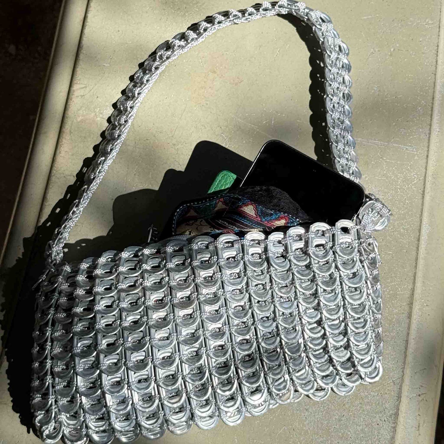 Amelia Aluminum Can Tab Purse –  Upcycled, Handmade