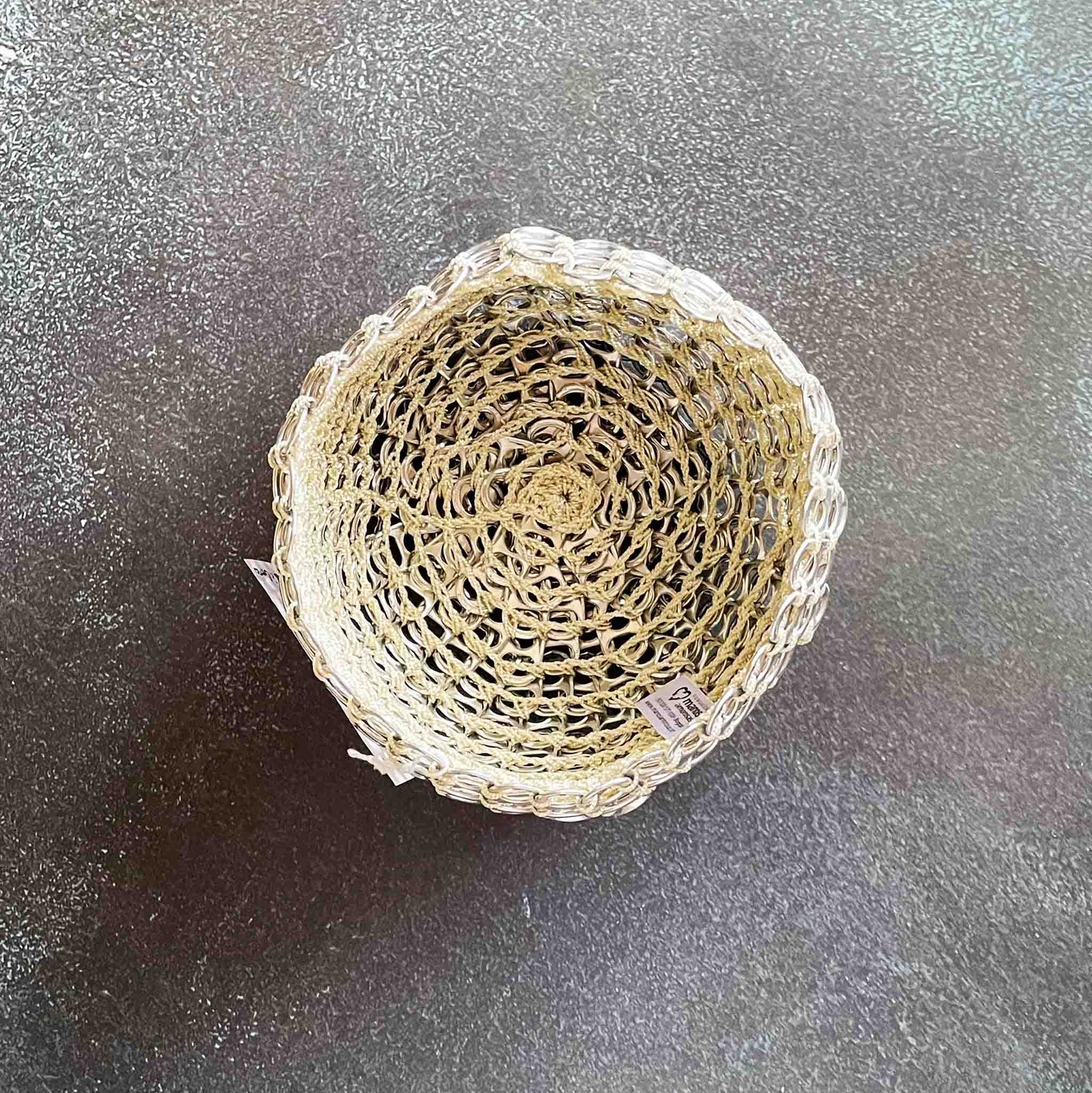 Aluminum Can Tab Bowl – Recycled, Handmade, Upcycled