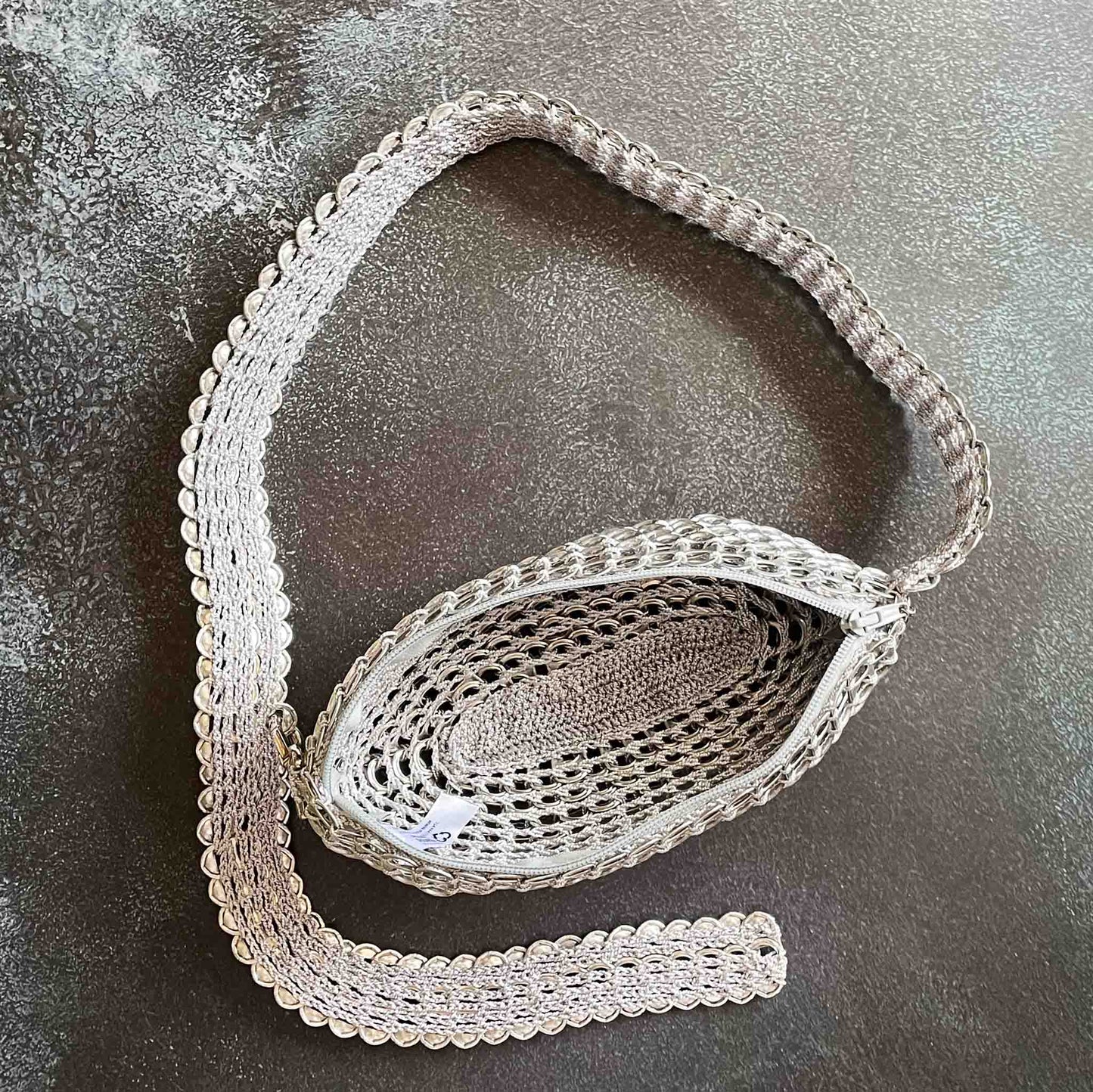 Cross Body Aluminum Can Tab Belt Pack – Recycled, Handmade, Upcycled