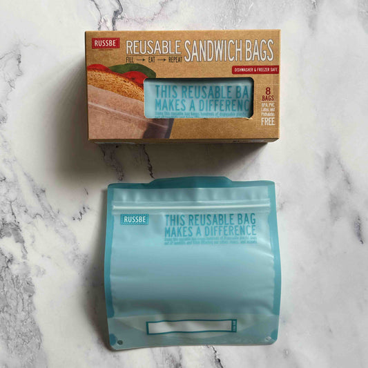 Sandwich Size Reusable Bags - Eco Friendly, Set of 8