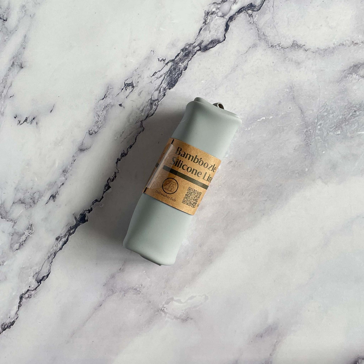 Silicone Compost Bin Liner on a marble surface