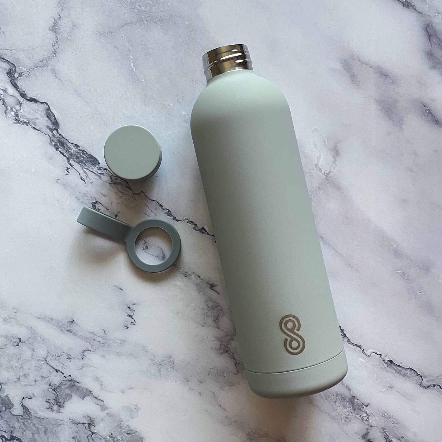 Minimalist Stainless Steel Water Bottle - Eco Friendly, Reusable Sports Bottle