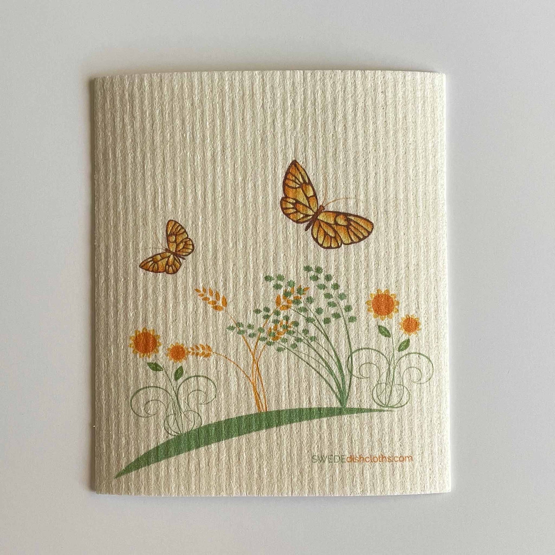 Swedish Dishcloths Two Butterflies