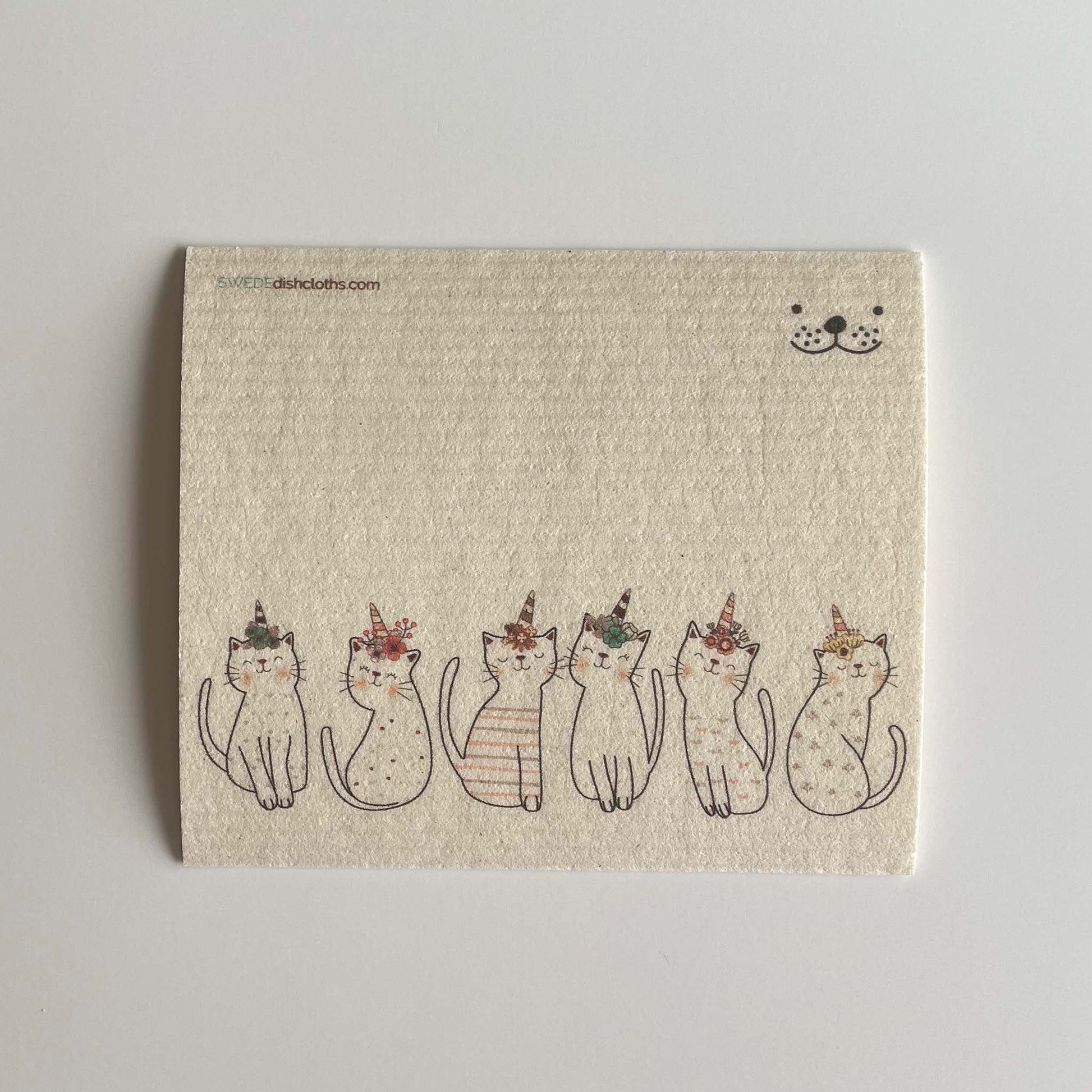 Swedish Dishcloths Six Caticorns