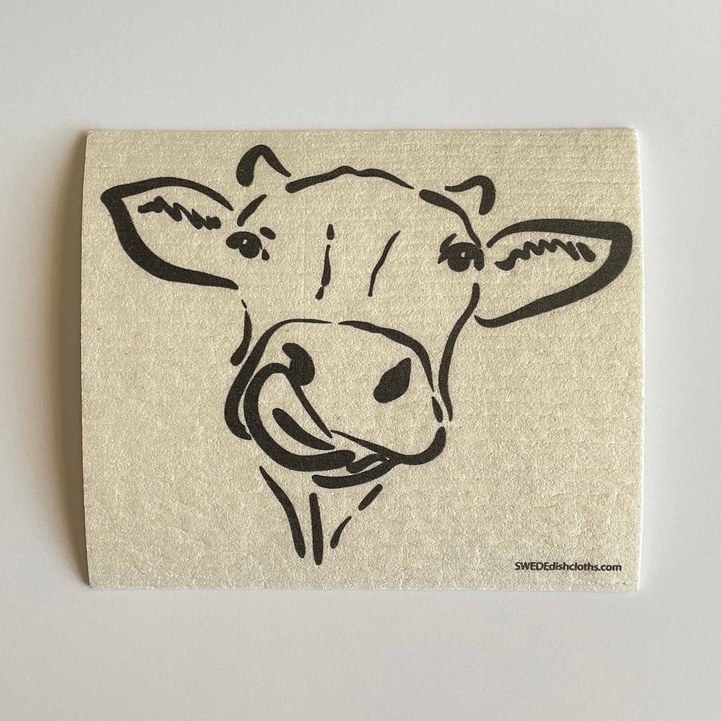 Swedish Dishcloths Cow Face Silhouette
