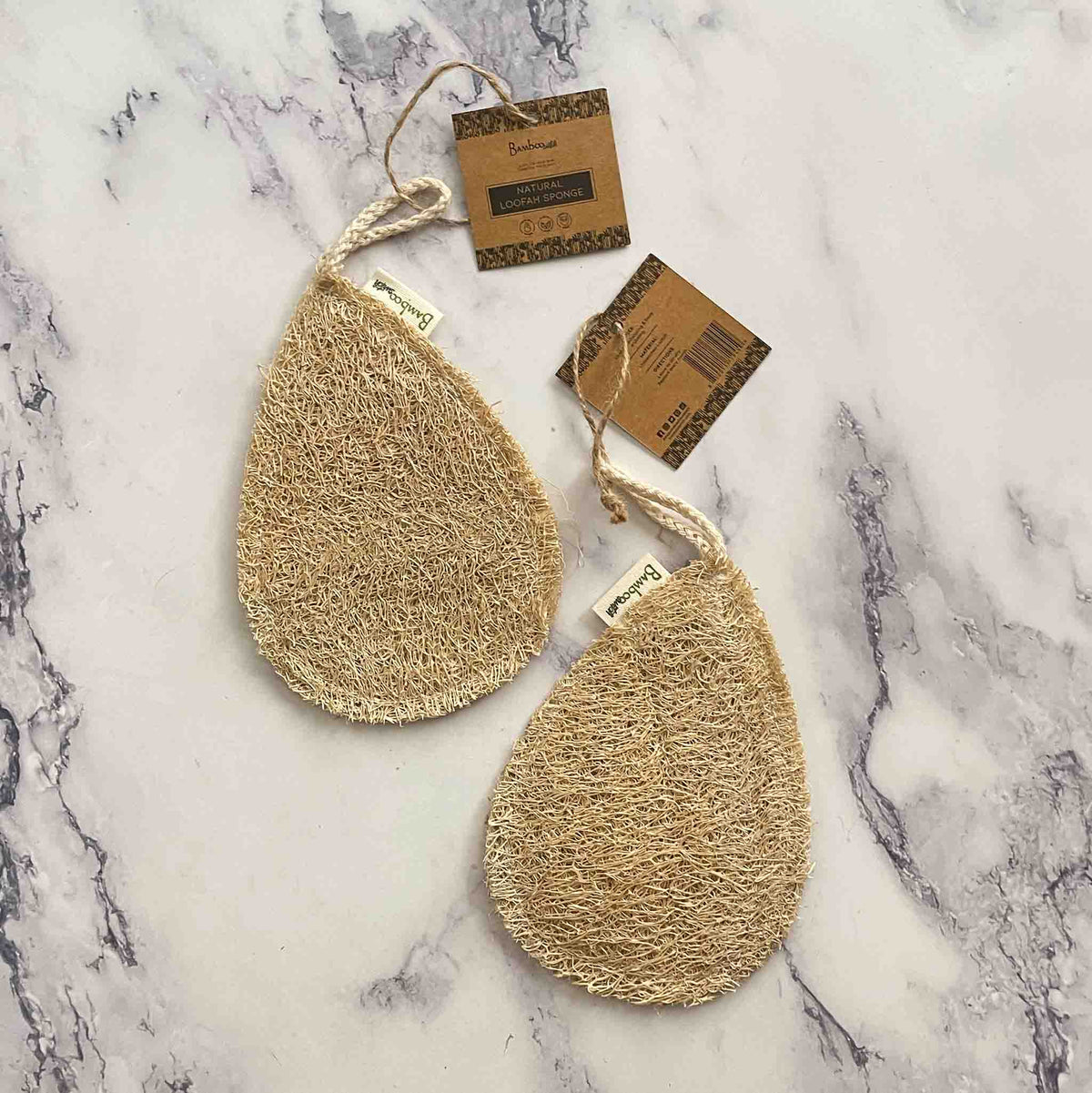 Natural Exfoliating Loofah - Plastic Free, Compostable, Zero Waste