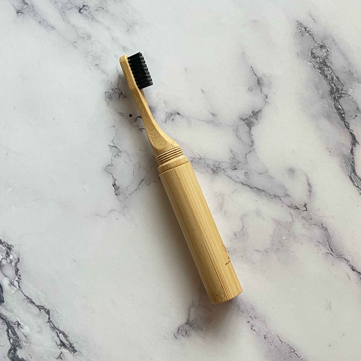 All in One Bamboo Travel Toothbrush - Plastic Free, Reusable