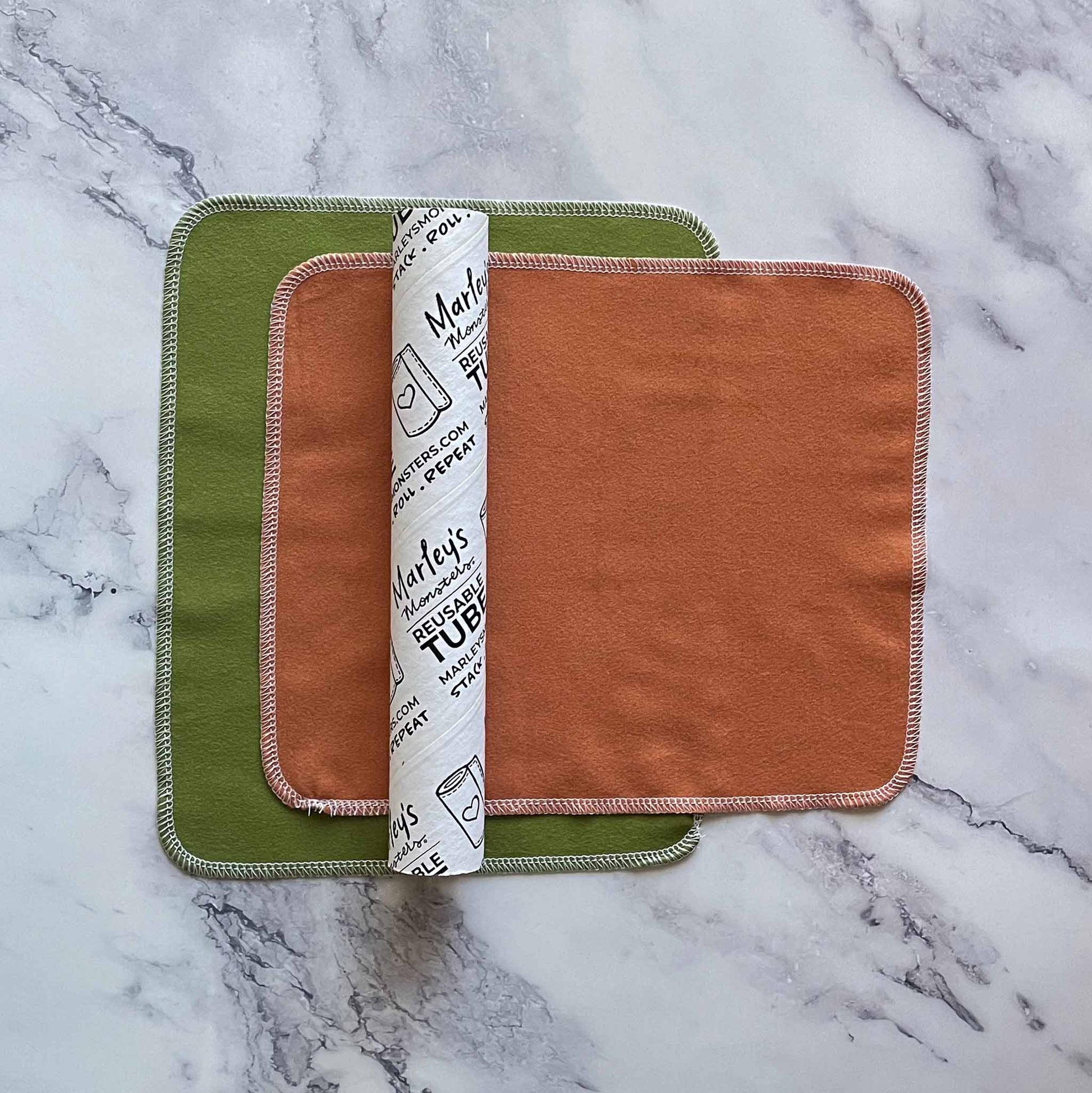 Two Unpaper Towels with kraft tube